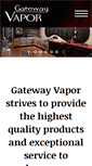 Mobile Screenshot of gatewayvapor.com